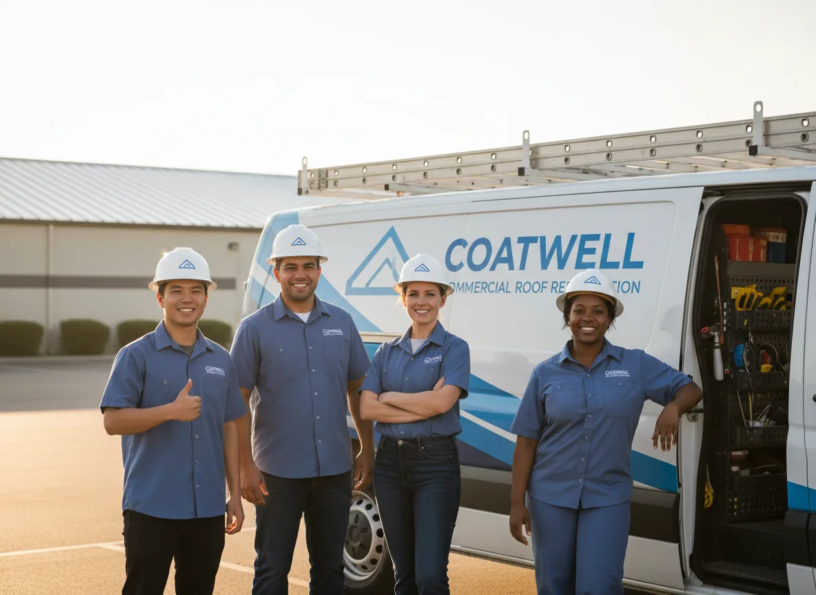Commercial roof coating company in Hallsville, TX